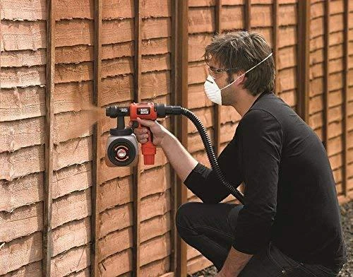 Black & Decker Juodas & Decker Dažų purkštuvas Juodas & Decker HVLP400-QS