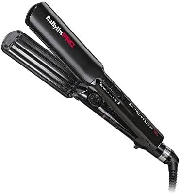 BaByliss PRO BABYLISS presuojamas geležis BAB2658EPCE Keraminė šildymo sistema, Statinės skersmuo 38 mm, Temperatūra (min) 150 °C, Temperatūra (maks.) 230 °C, Šildymo lygių skaičius 5, 125 W, Juodas, Taip, Taip