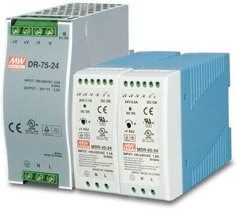 Maitinimo šaltinis serwerowy Planet PLANET PWR-60-24 moduł zasilaczy 60 W Mėlyna, Baltas