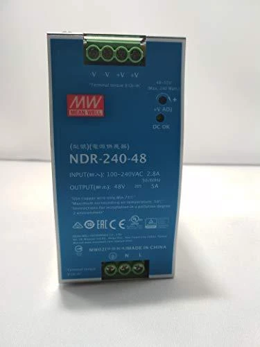 ĮKROVIKLIS pramoninis PLANET PWR-240-48 240W DIN RAIL