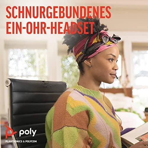 POLY PLANTRONICS BLACKWIRE ausinės C3210, laidinės, monofoninės, USB-C, optimizuotos vieningam ryšiui
