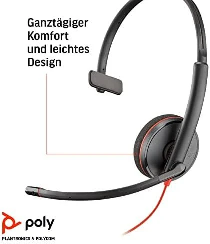 Ausinės Poly Blackwire C3210 USB-C, 209748-201