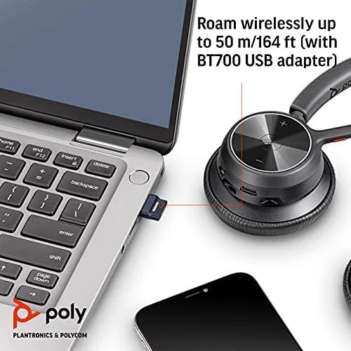 Poly VOYAGER 4320 UC,V4320-M C USB-A,WW Poly | USB-A Ausinės | Su mikrofonu | Yes | Juodas | USB Type-A | Voyager 4320 UC,V4320-M C | Belaidės