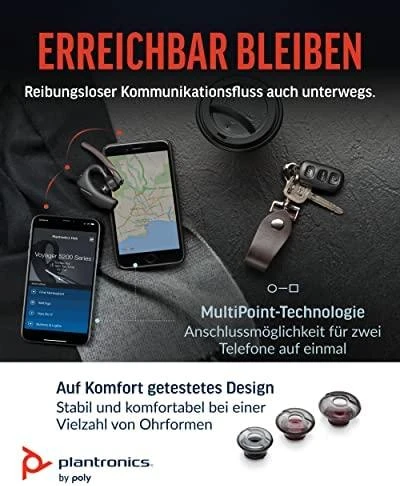 Plantronics Poly Voyager 5200/R Ausinės juodos (203500-05)