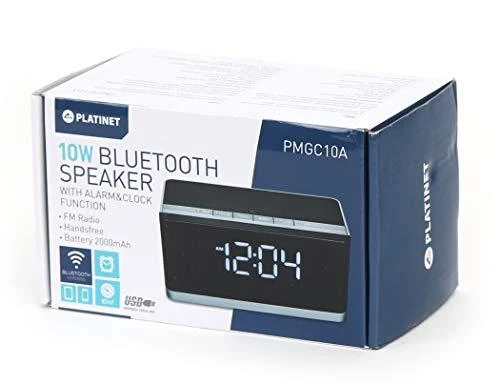 Platinet belaidė „Bluetooth“ kolonėlė su žadintuvu 10 W PMGC10A
