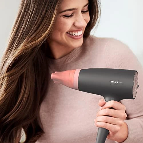 Plaukų džiovintuvas Philips 3000 serija BHD350/10, Juodos/Rausvos spalvos