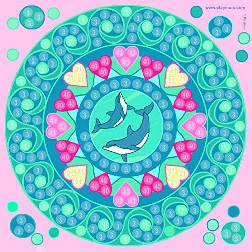 PlayMais žaidimas mozaika 3000, Mandala