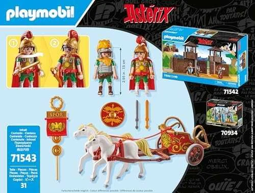 Playmobil - Asteriksas: Romėnų vežimas (71543)
