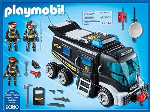 PLAYMOBIL CITY ACTION Specialiųjų operacijų sunkvežimis, 9360