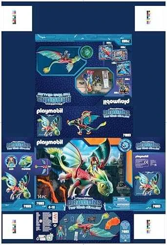 71083 PLAYMOBIL® Dragons, Plunksnos ir Aleksas