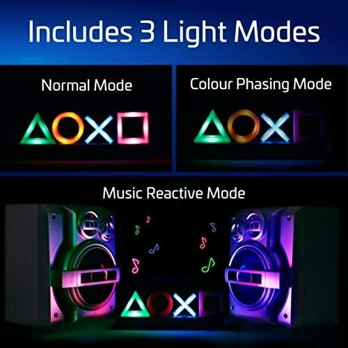 Paladone PlayStation Icons lempa (spalvota)