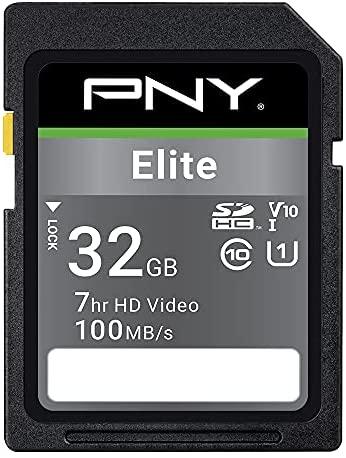 Atminties kortelė Pny Technologies Karta PNY Elite SDHC 32 GB Class 10 UHS-I/U1 (P-SD32GU1100EL-GE)
