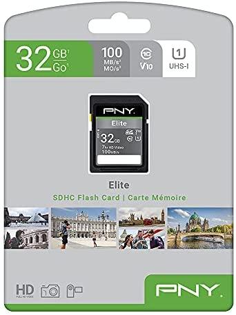 Atminties kortelė Pny Technologies Karta PNY Elite SDHC 32 GB Class 10 UHS-I/U1 (P-SD32GU1100EL-GE)