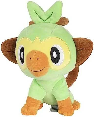 Jazwares Pokemon Grookey plush toy 20cm
