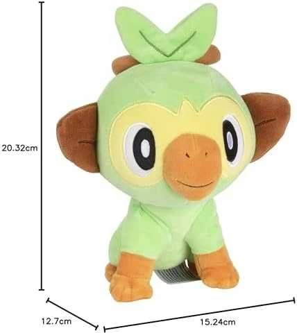 Jazwares Pokemon Grookey plush toy 20cm