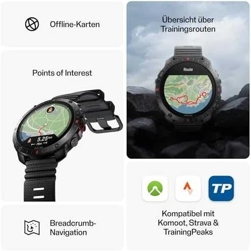 Išmanusis laikrodis  Polar Grit X2 Pro, Juodas