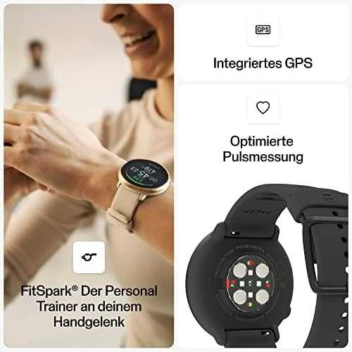 Išmanusis laikrodis Polar Ignite 2, S/L dydžio, Juodos spalvos