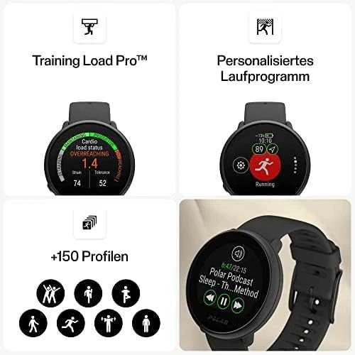 Išmanusis laikrodis Polar Ignite 2, S/L dydžio, Juodos spalvos
