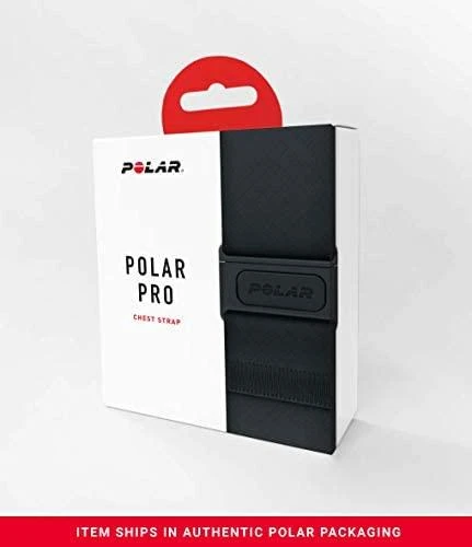Širdies ritmo matavimo diržas sensoriui tvirtinti Polar Pro Strap, Juodos spalvos, XS/S