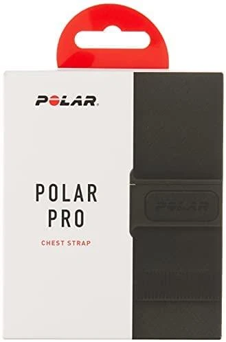 Širdies ritmo matavimo diržas sensoriui tvirtinti Polar Pro Strap, Juodos spalvos, XS/S