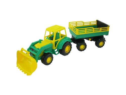 Wader Altaj transporto priemonė, traktorius su priekaba Nr.2 ir kaušu
