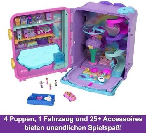 „Polly Pocket“ pramogų lagaminas