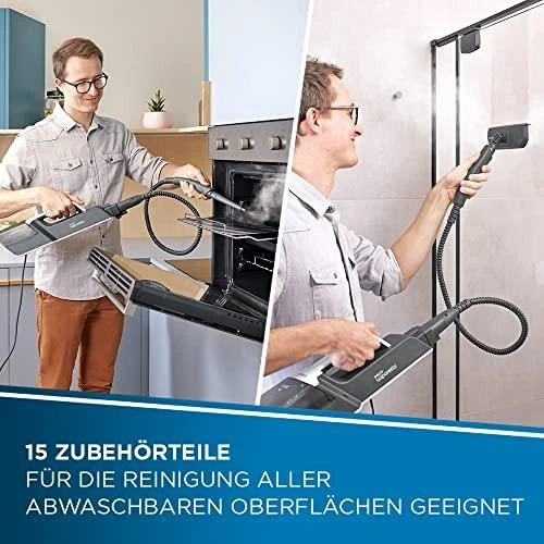 Polti | Garų šluota su integruotu nešiojamu valikliu | PTEU0305 Vaporetto SV620 Style 2-in-1 | Galia 1500 W | Garų slėgis Netaikomas baras | Vanduo bako talpa 0,5 L | Mėlyna/Baltas