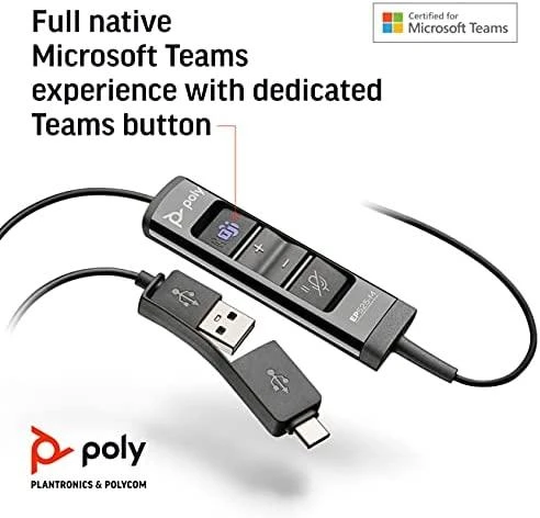 Plantronics POLY EncorePro 525 EP525 USB STEREO USB-A & USB-C Ausinės
