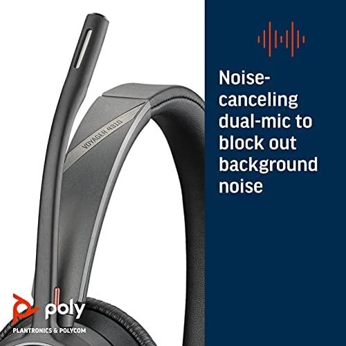 Ausinės Poly Plantronics Voyager 4310 MS USB-A Mono CS + doko stotelė