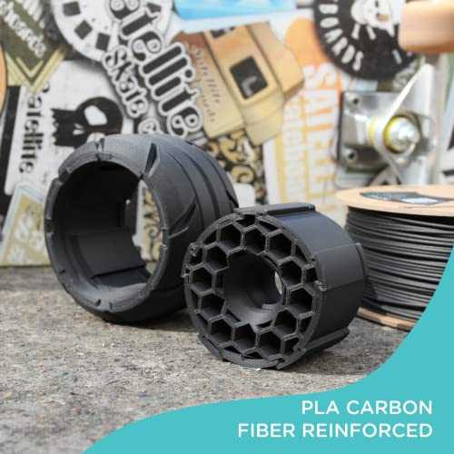 Polymaker PolyLite PLA-CF - 1kg - 1.75mm - juodas