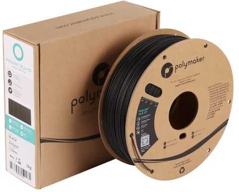 Polymaker PolyLite PLA-CF - 1kg - 1.75mm - juodas