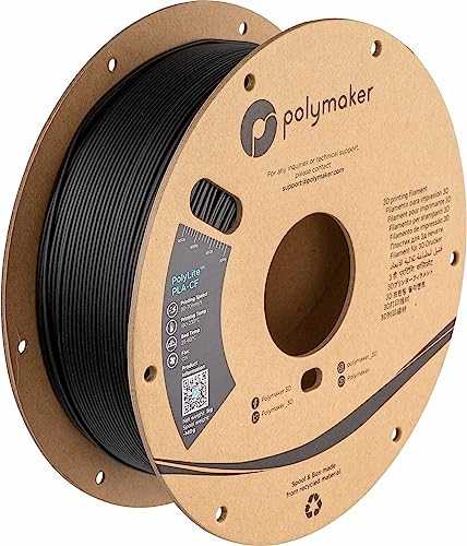 Polymaker PolyLite PLA-CF - 1kg - 1.75mm - juodas