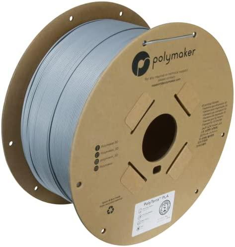 Polymaker PolyTerra PLA - 3kg - 1.75mm - Fossil Pilkas