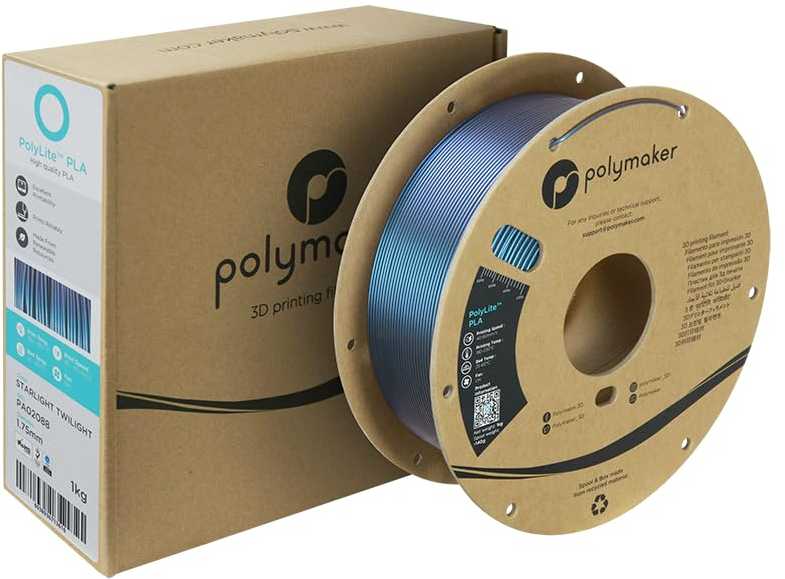 Polimaker Polimaker PolyLite PLA Starlight - 1kg - 1,75mm - Twilight