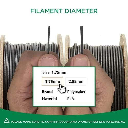 Polymaker PolyTerra PLA - 3kg - 1.75mm - Lava Raudona