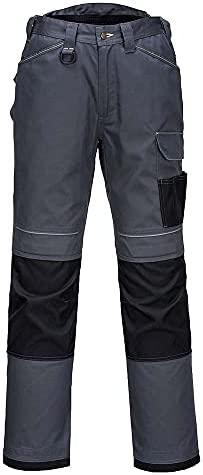 Darbo kelnės PORTWEST T601, Dydis: 34, Pw spalvos: Zoom Pilkas/Juodas