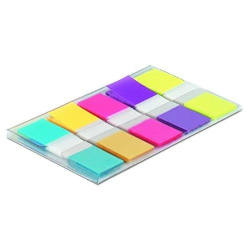 3M Lipnūs žymekliai Post-it, 11,9 x 43,2 mm, 5 spalvos