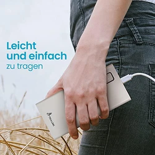 Extralink powerbank EPB-067B 10000mAh greito įkrovimo balta