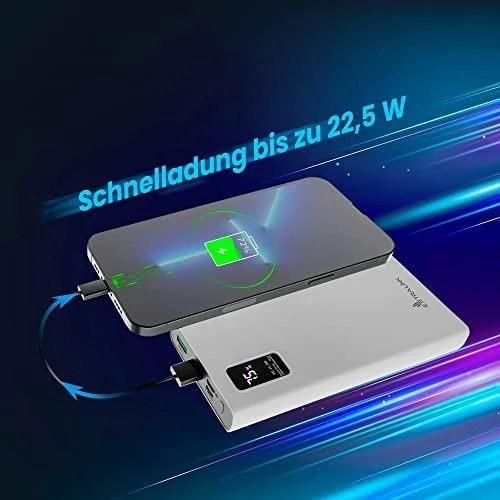 Extralink powerbank EPB-067B 10000mAh greito įkrovimo balta