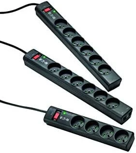 Eaton PS4F viršįtampių ribotuvas 4 AC išvestis(ys / čių) 220 - 250 V Juoda, Balta 1 m