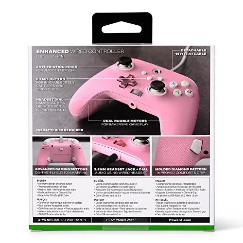 Inline Power A PowerA Laidinis Valdiklis | XBOX One, Series X|S (Rožinis)