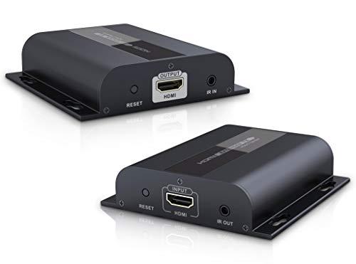 „PremiumCord“ HDMI RJ-45 AV signalo perdavimo sistema, Juodas (khext120-1)