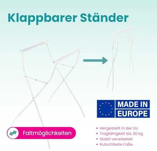 Silikoninė sulankstoma vonelė, su termometru Primabobo Premium, Mėlynos spalvos