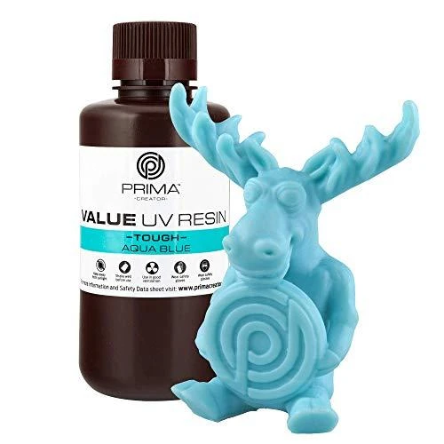 PrimaCreator Value Tough UV derva (kaip ABS) - 500ml - Šviesiai pilka