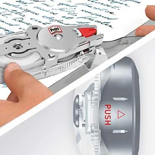Pritt korektoriaus kasetės keitimo procesas