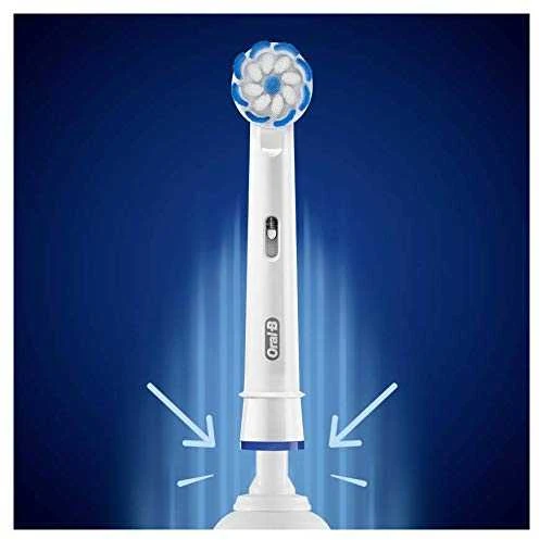 EB60-4 Braun Oral-B SENSI Labai labai plonos Elektrinio Dantų Šepetėlio Galvutės