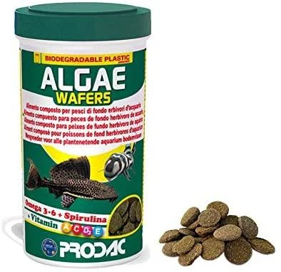 Prodac Algae Wafers augalinės tabletės dugninėms žuvims 250ml 125g