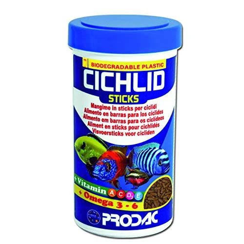 Prodac Cichlid Sticks lazdelės ciklidinėms žuvims 1200ml 450g
