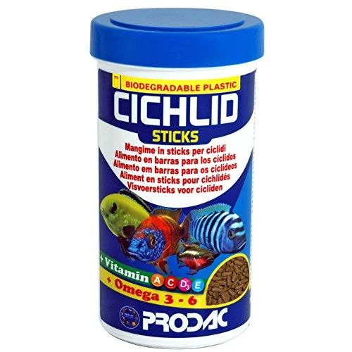 Prodac Cichlid Sticks lazdelės ciklidinėms žuvims 250ml 90g