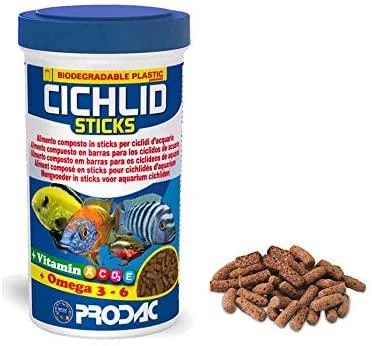 Prodac Cichlid Sticks lazdelės ciklidinėms žuvims 250ml 90g